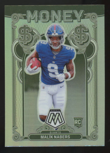 2024 Panini Mosaic Malik Nabers RC Money SSP #11