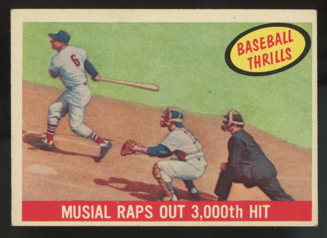 1959 Topps Baseball Thrills Set (10 cards) Mantle/Mays EX