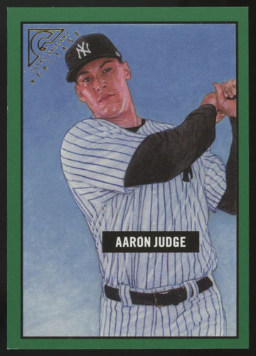 2017 Topps Gallery Aaron Judge RC Heritage Green /250 #8