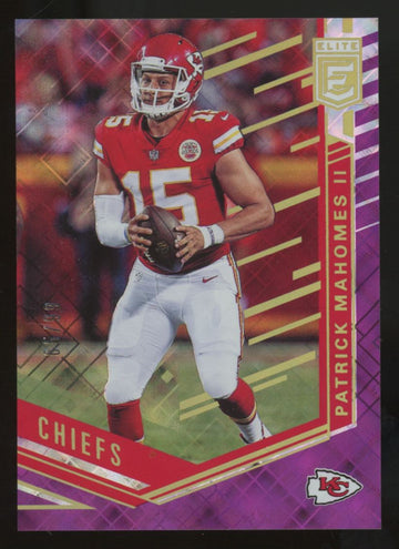 2018 Donruss Elite Patrick Mahomes II Purple /99 #11