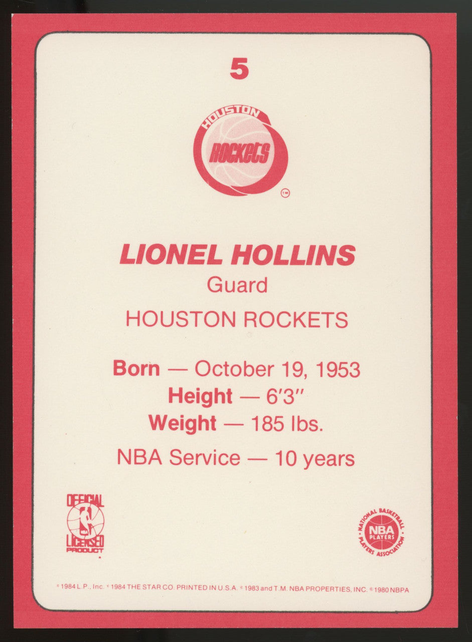1985 Star Co. Basketball Houston Rockets Super Teams Set (5) Olajuwon RC
