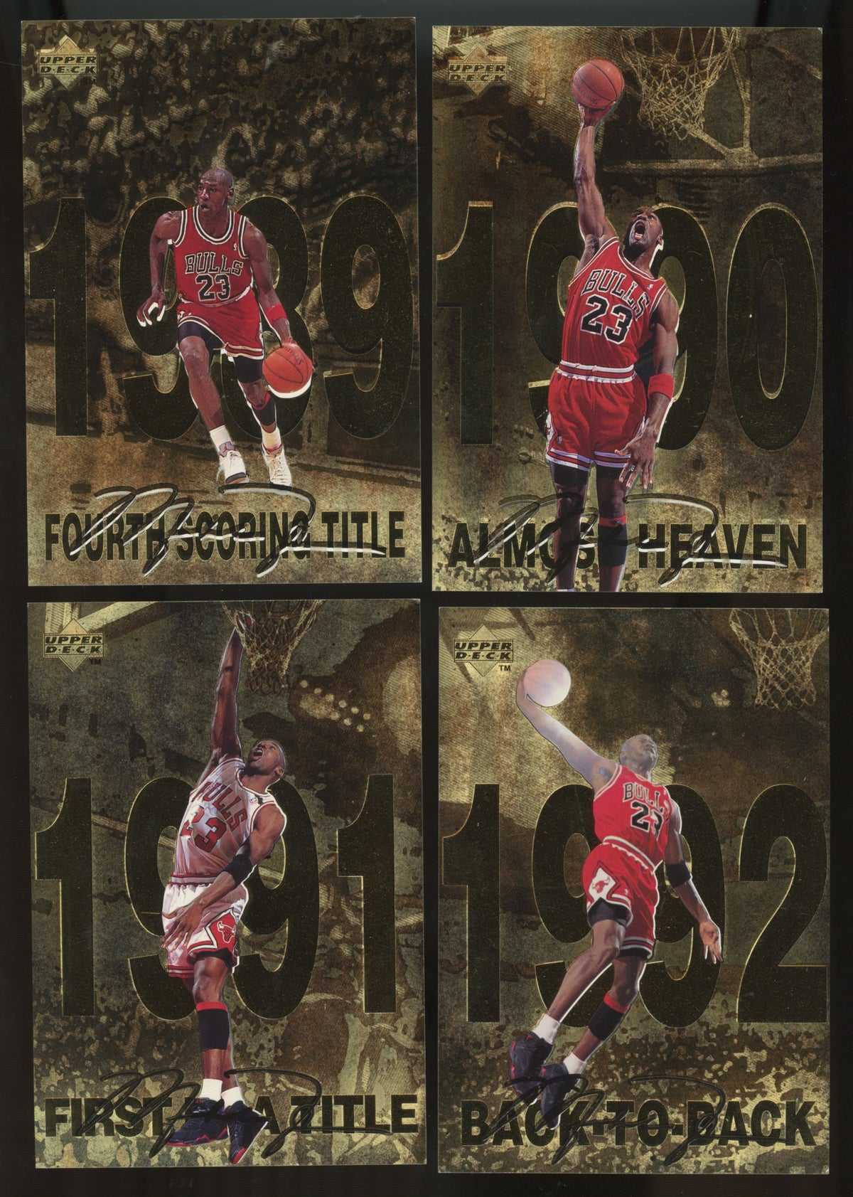 1997-98 Upper Deck Michael Jordan Gatorade Complete Set (12/12) EX-NM