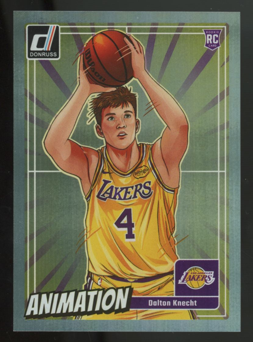 2024-25 Panini Donruss Dalton Knecht RC Animation SSP #1