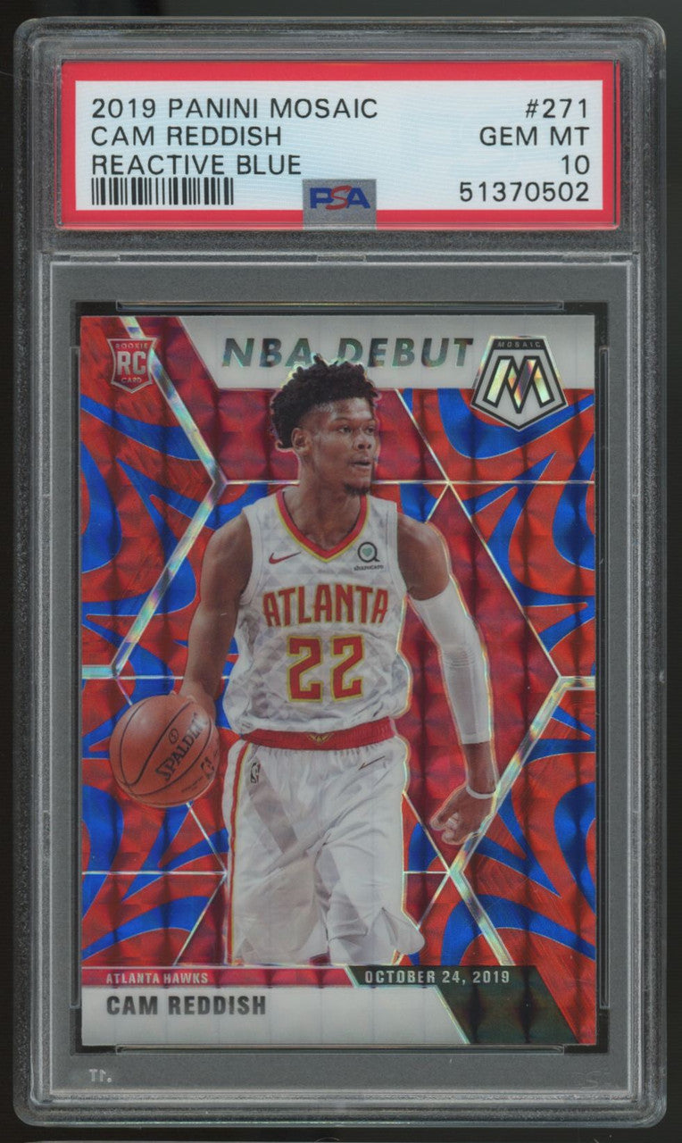2019/20 Mosaic Cam Reddish RC Reactive Blue #271 PSA 10