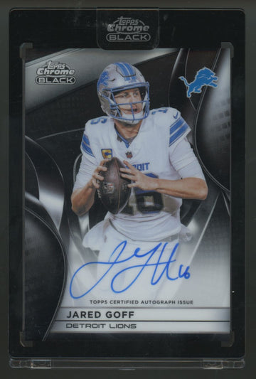 2025 Topps Chrome Black Jared Goff Auto #AU-JG