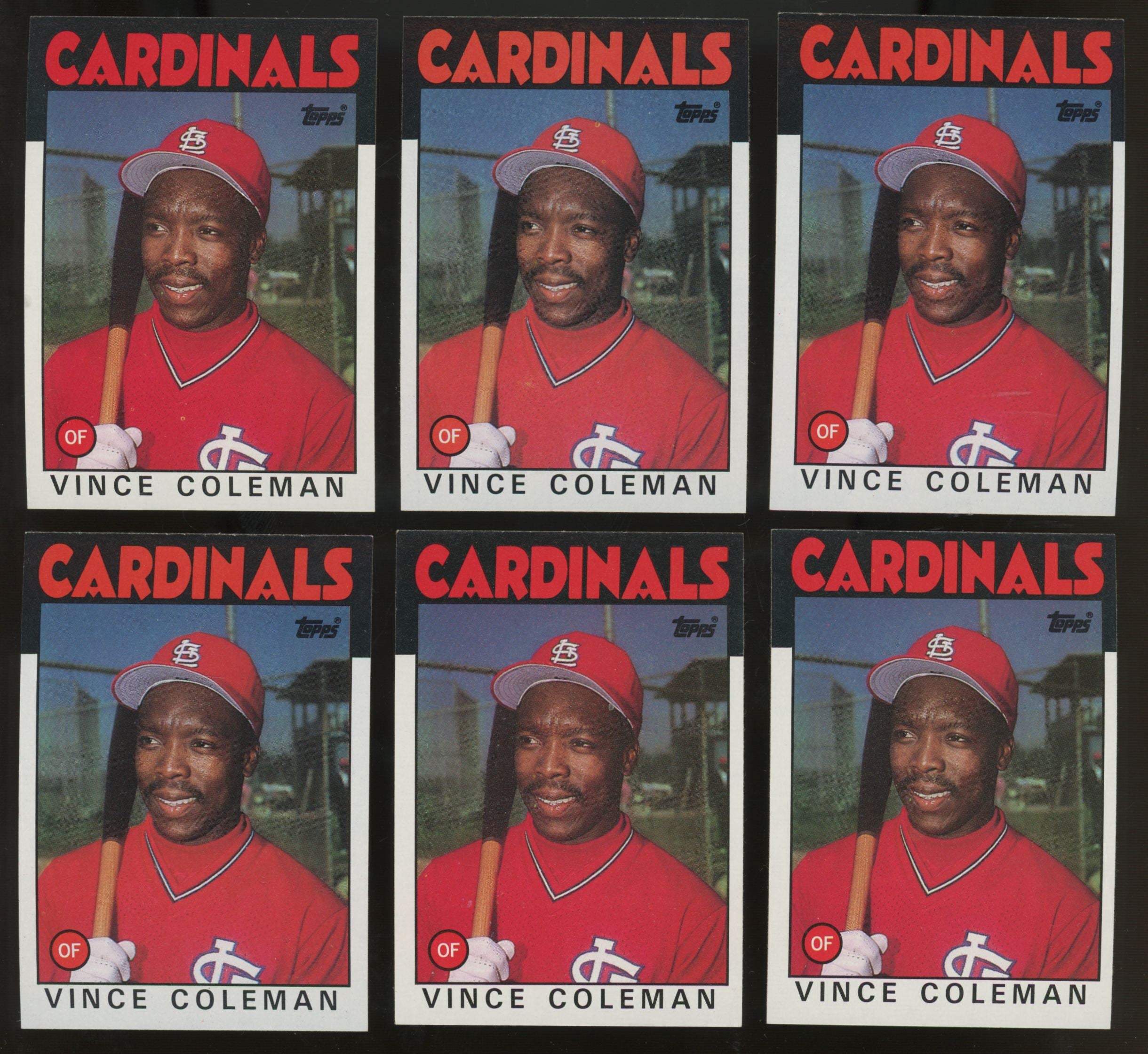 1986 Topps Vince Coleman #370 (Lot of 42)
