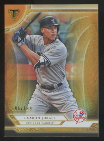2018 Topps Triple Threads Aaron Judge Amber /199 #49