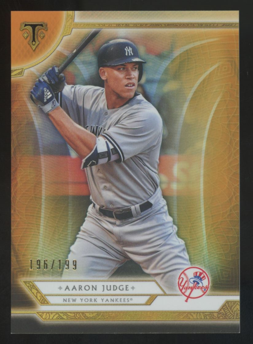 2018 Topps Triple Threads Aaron Judge Amber /199 #49