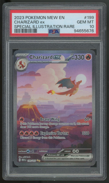 2023 Pokemon Charizard ex 151 Special Illustration Rare #199 PSA 10 (C)