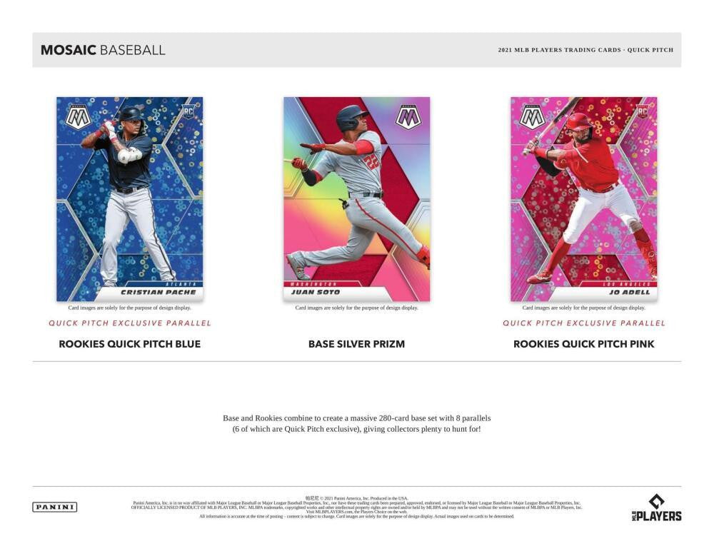 2021 Panini Mosaic Quick Pitch Baseball Box
