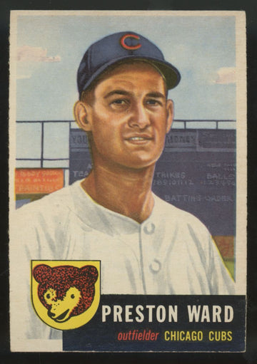 1953 Topps Preston Ward #173 EX/MT