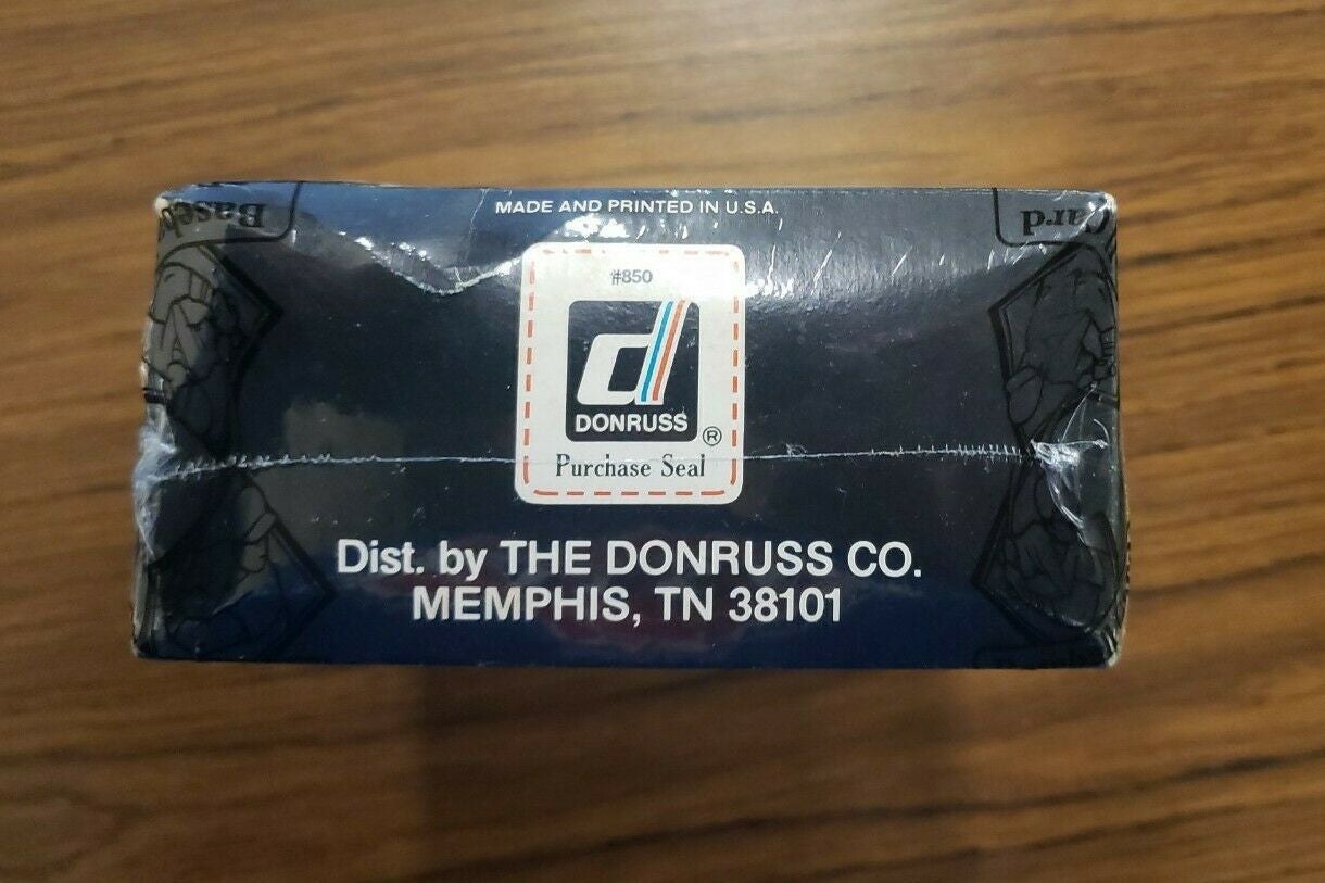 1985 Donruss Baseball BBCE Sealed Wrapped Box 36 Packs Clean Unopened Wax Box!