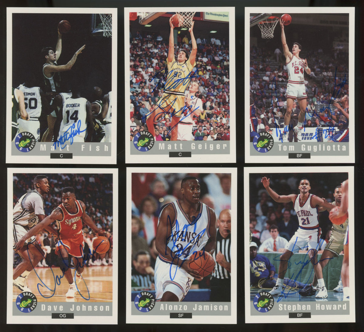 1992 Classic Draft Picks Autos (Lot Of 42) Dikembe Mutombo, Alonzo Mourning
