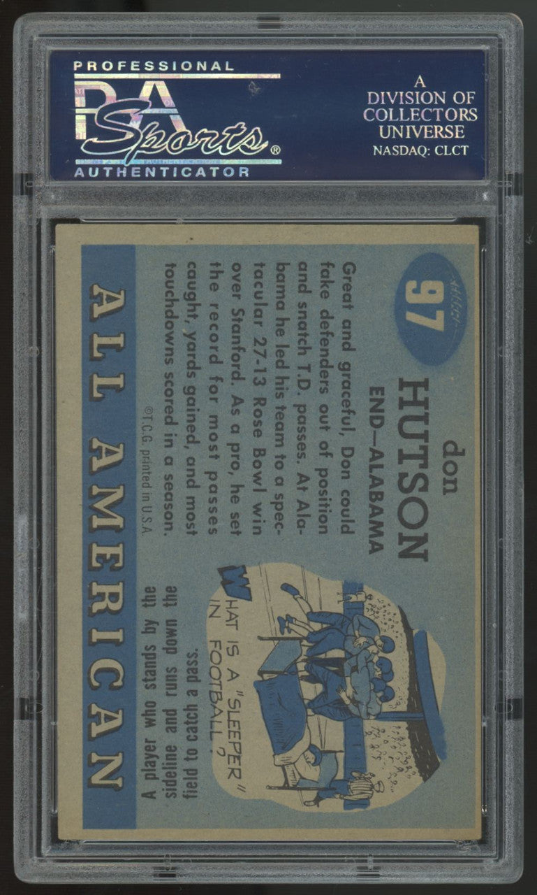 1955 Topps All-American Don Hutson RC #97 PSA 4