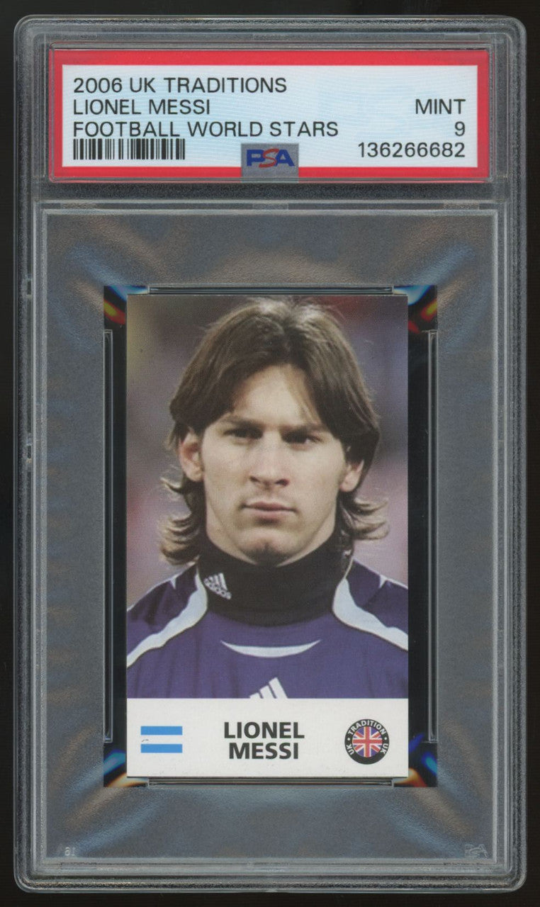 2006 UK Traditions Lionel Messi World Stars PSA 9 *682