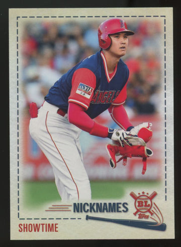 2019 Topps Big League Shohei Ohtani Players Weekend Nicknames #PW-1