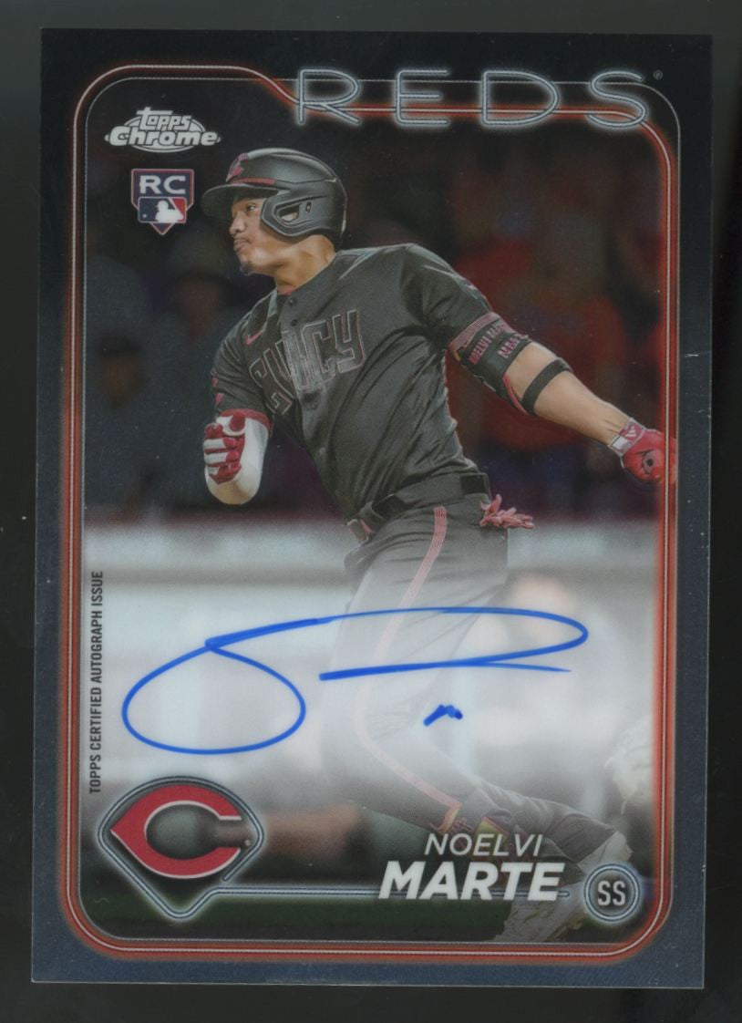 2024 Topps Chrome Noelvi Marte RC Auto #RA-NM