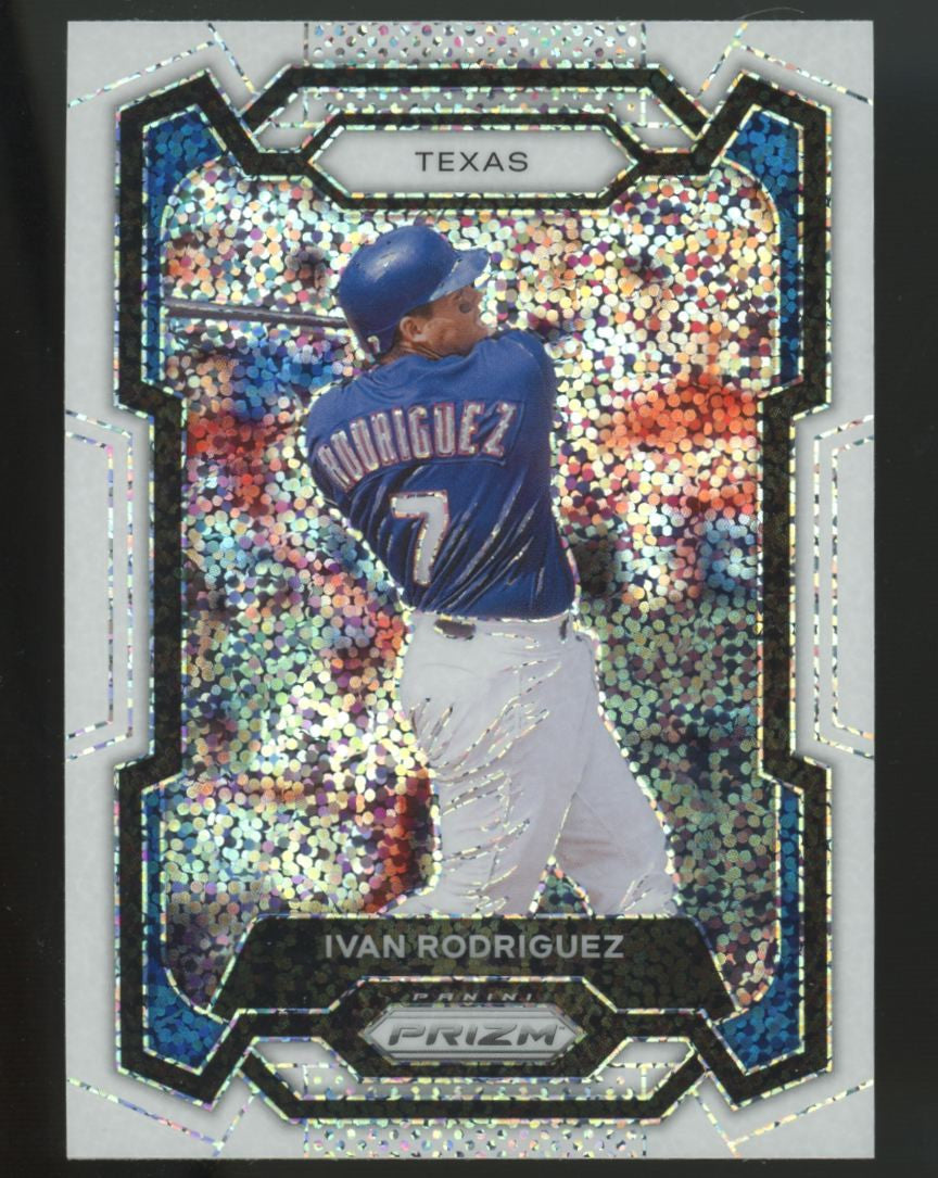 2024 Panini Prizm Ivan Rodriguez White Sparkle #244