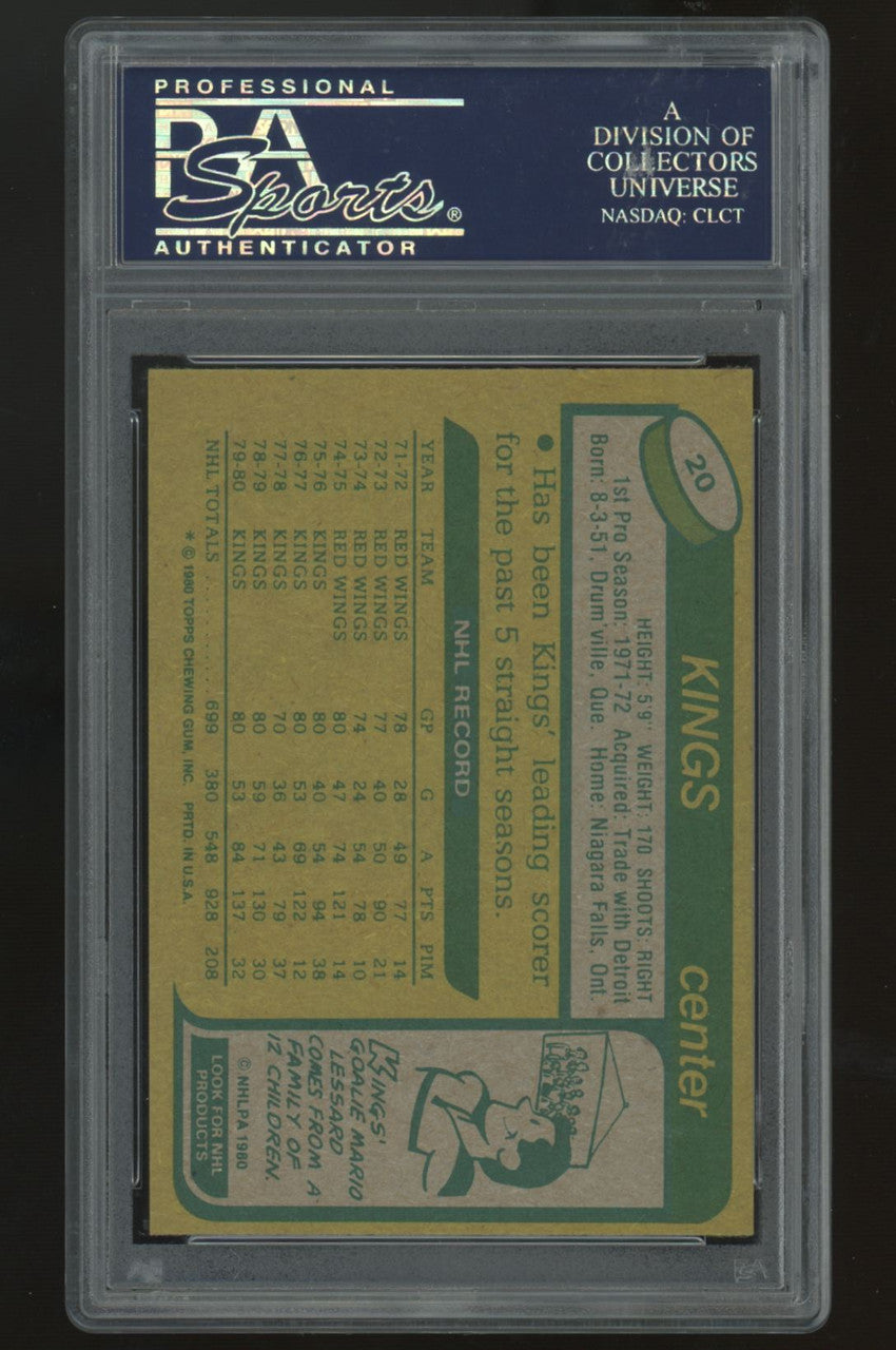 1980-81 Topps Marcel Dionne #20 PSA 9