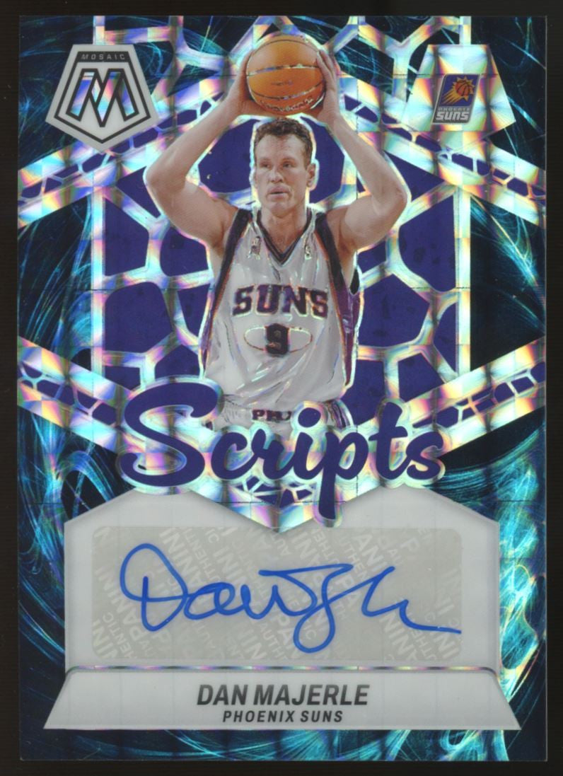 2023-24 Mosaic Dan Majerle Scripts Auto Genesis Prizm #MS-MAJ