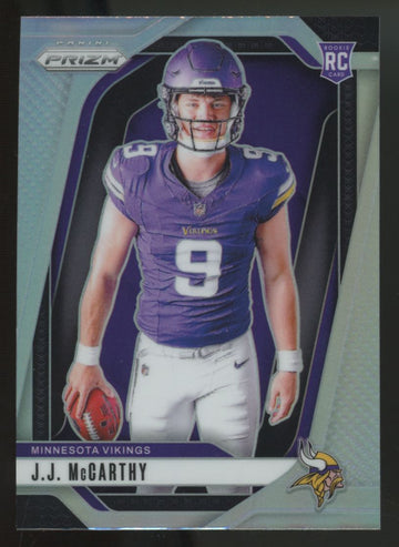 2024 Panini Prizm J.J. McCarthy RC Silver Variation #13
