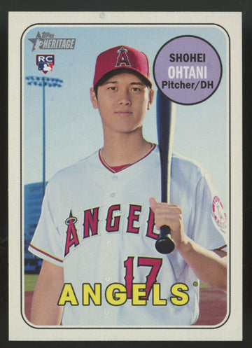 2018 Topps Heritage Shohei Ohtani RC High Number #600
