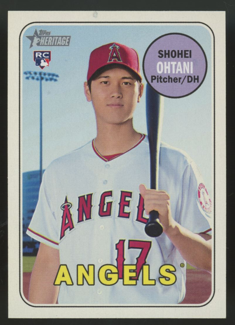 2018 Topps Heritage Shohei Ohtani RC High Number #600