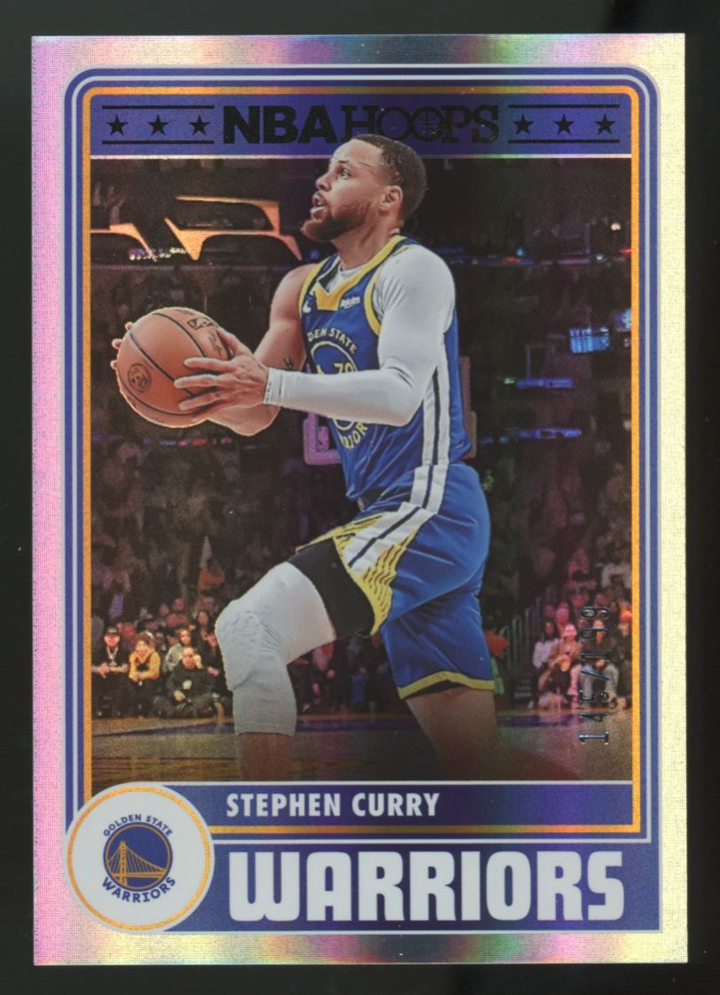2023-24 Panini Hoops Stephen Curry Silver Tribute /199 #292
