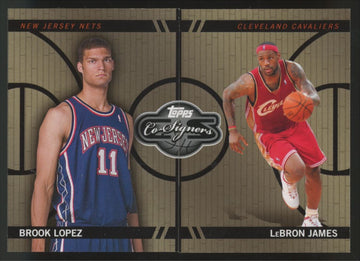 2008-09 Topps Co-Signers LeBron James Brook Lopez Changing Faces /199 #CF-6