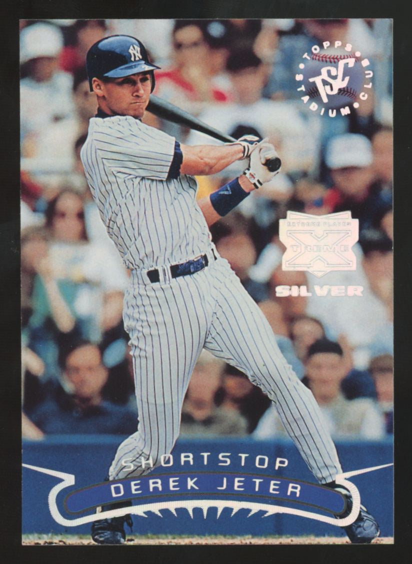 1996 Topps Stadium Club Derek Jeter RC Xtreme Silver #123