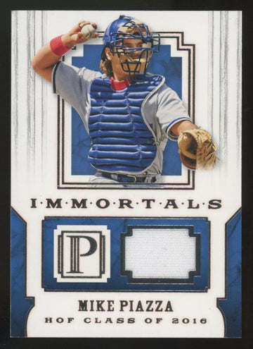2016 Panini Pantheon Mike Piazza Immortals HOF Class of '16 Patch /99 #I-MP