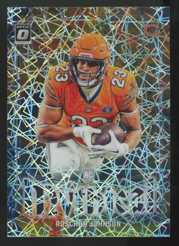 2023 Panini Donruss Optic Roschon Johnson RC Mythical SSP #23