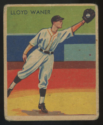 1934 National Chicle Lloyd Waner Diamond Stars #16 F/G