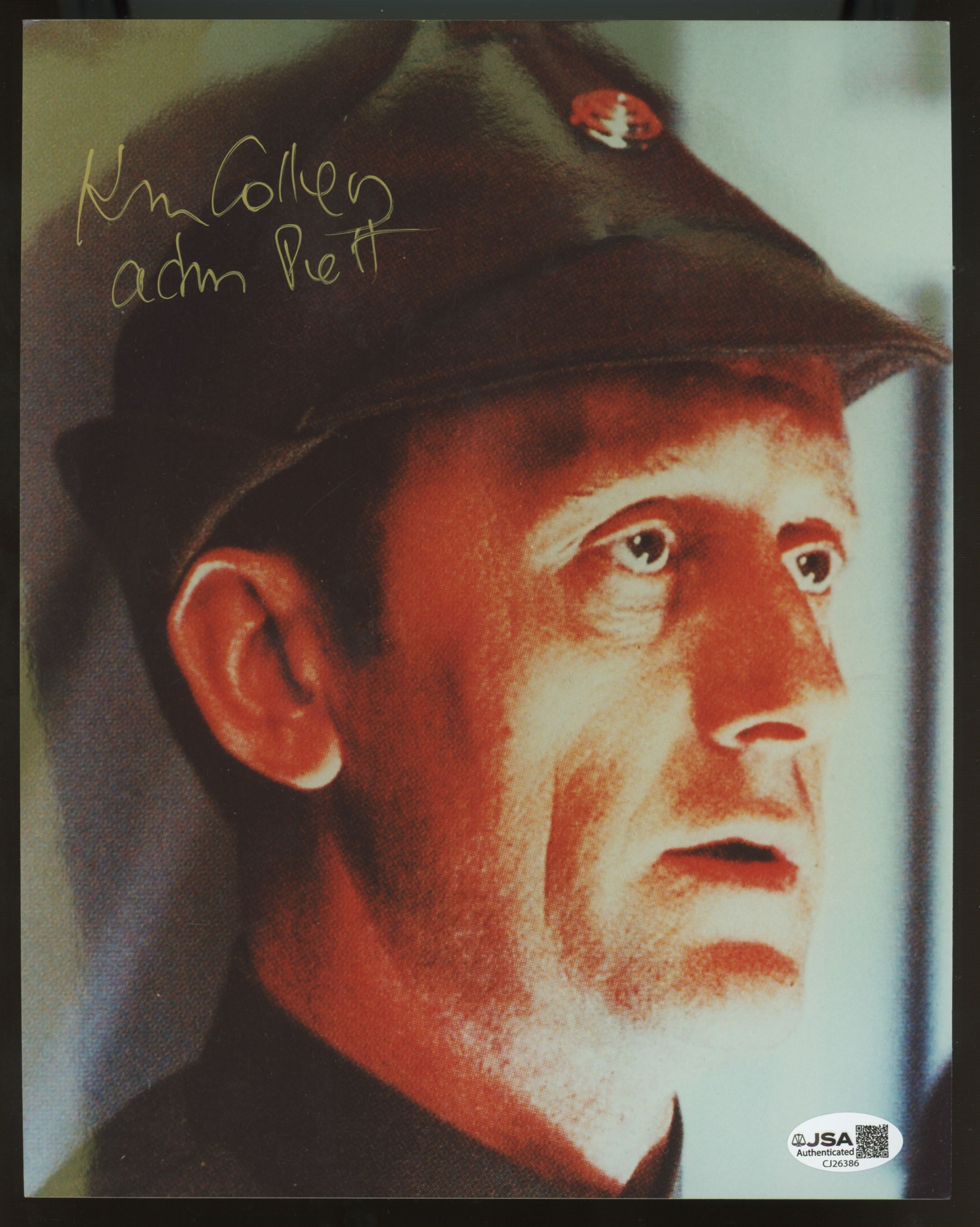 Ken Colley Admiral Piett Signed Autographed Photo 8x10 JSA Authentic
