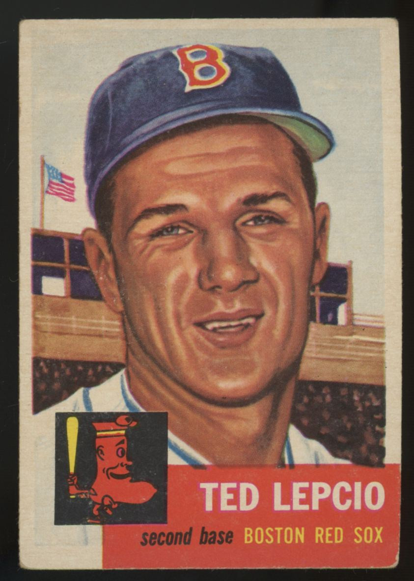 1953 Topps Ted Lepcio #18 VG