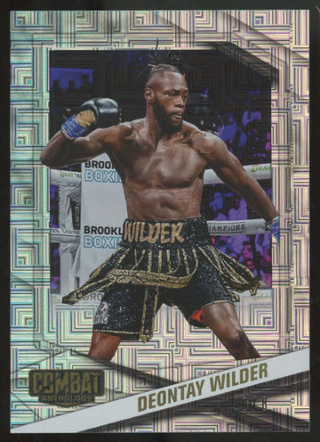 2025 Panini Combat Anthology Deontay Wilder Squared Circle /8 #8