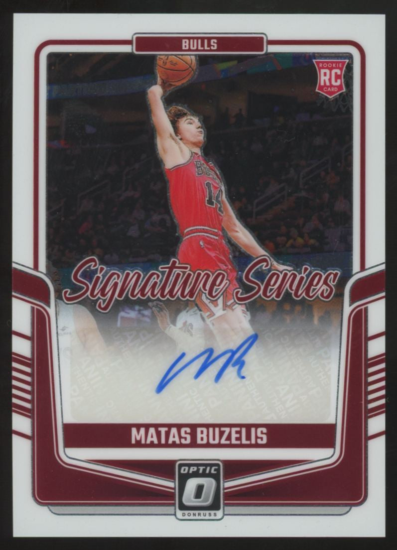 2024-25 Donruss Optic Matas Buzelis RC Signature Series Auto #SS-BUZ