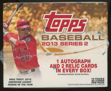 2013 Topps Baseball Series 2 Jumbo Hobby Box Factory Sealed