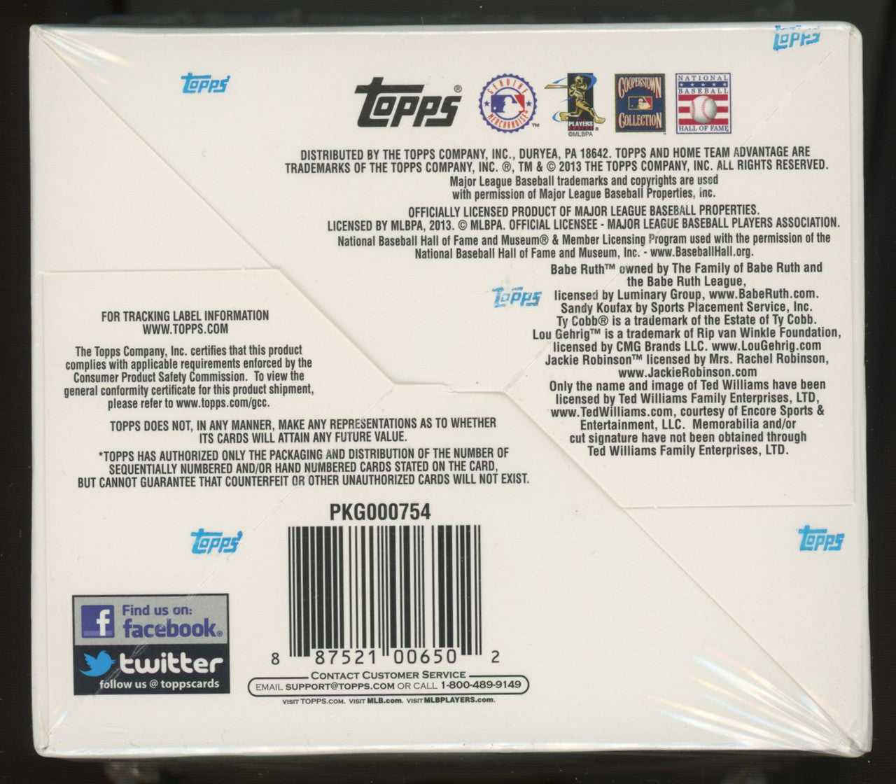 2013 Topps Baseball Series 2 Jumbo Hobby Box Factory Sealed