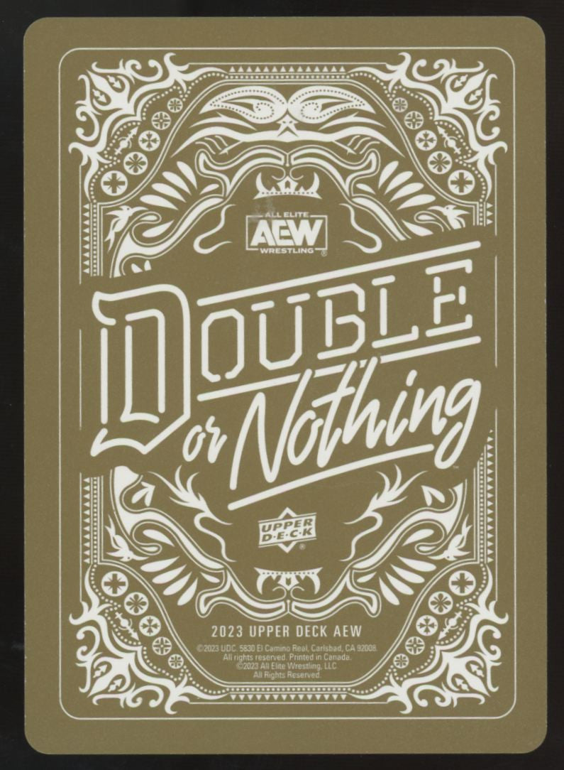 2023 Upper Deck AEW Jamie Hayter Gold Queen Of Hearts Double Or Nothing #PC-9