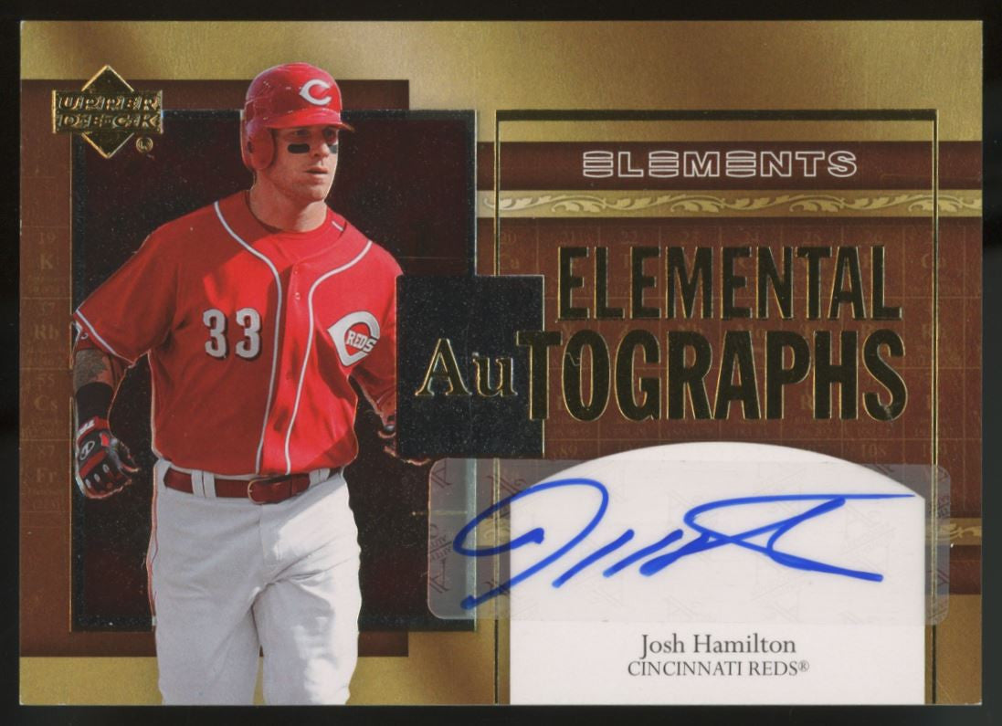 2007 Elements Josh Hamilton Elemental Autographs RC Auto #AU-JH