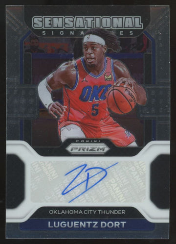 2021-22 Panini Prizm Luguentz Dort Sensational Auto #SS-LDT