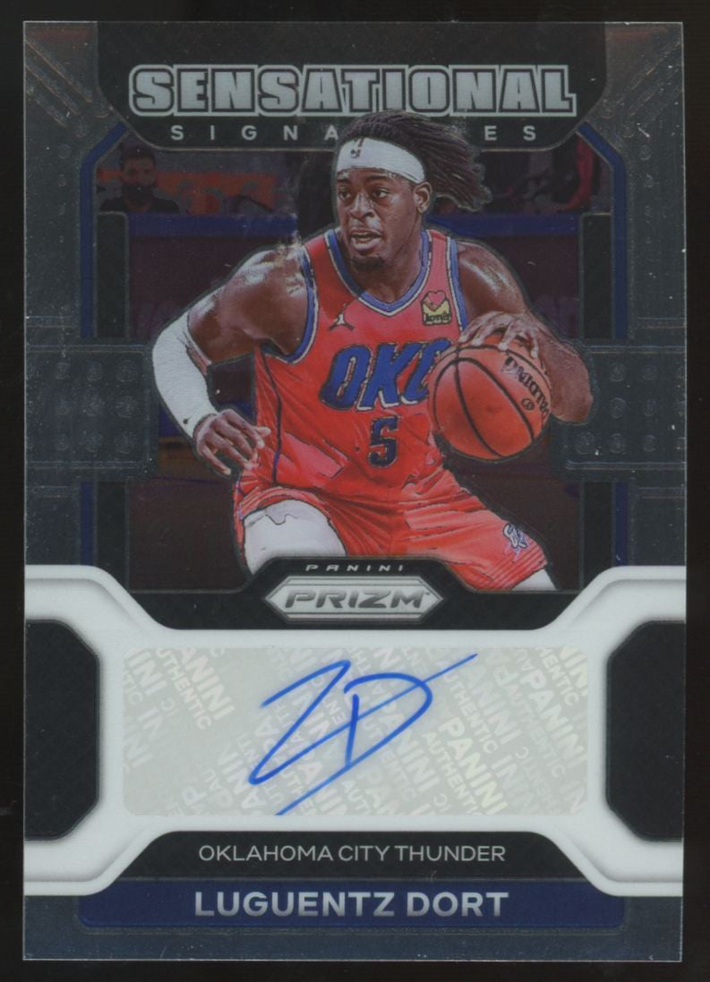 2021-22 Panini Prizm Luguentz Dort Sensational Auto #SS-LDT