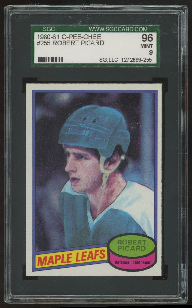 1980-81 O-Pee-Chee Robert Picard #255 SGC 9