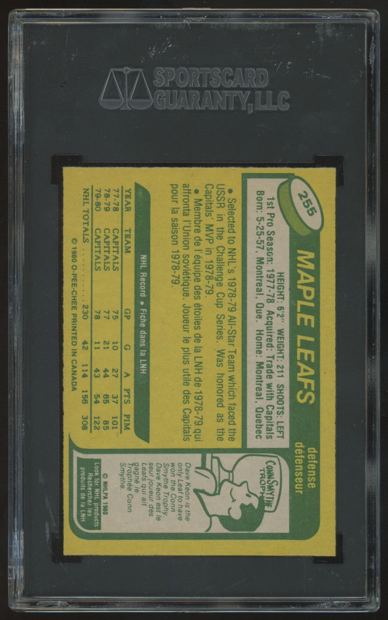 1980-81 O-Pee-Chee Robert Picard #255 SGC 9