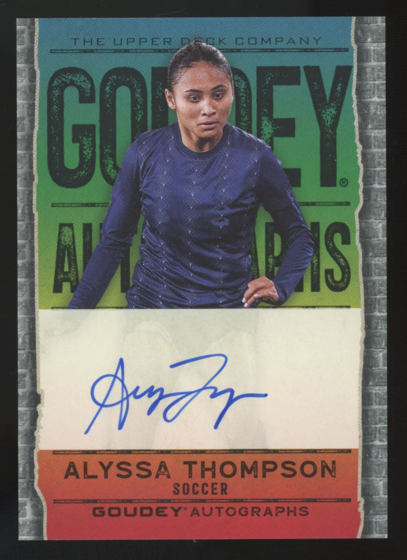 2024 Upper Deck Goodwin Champions Alyssa Thompson Goudey Auto #GA-AT