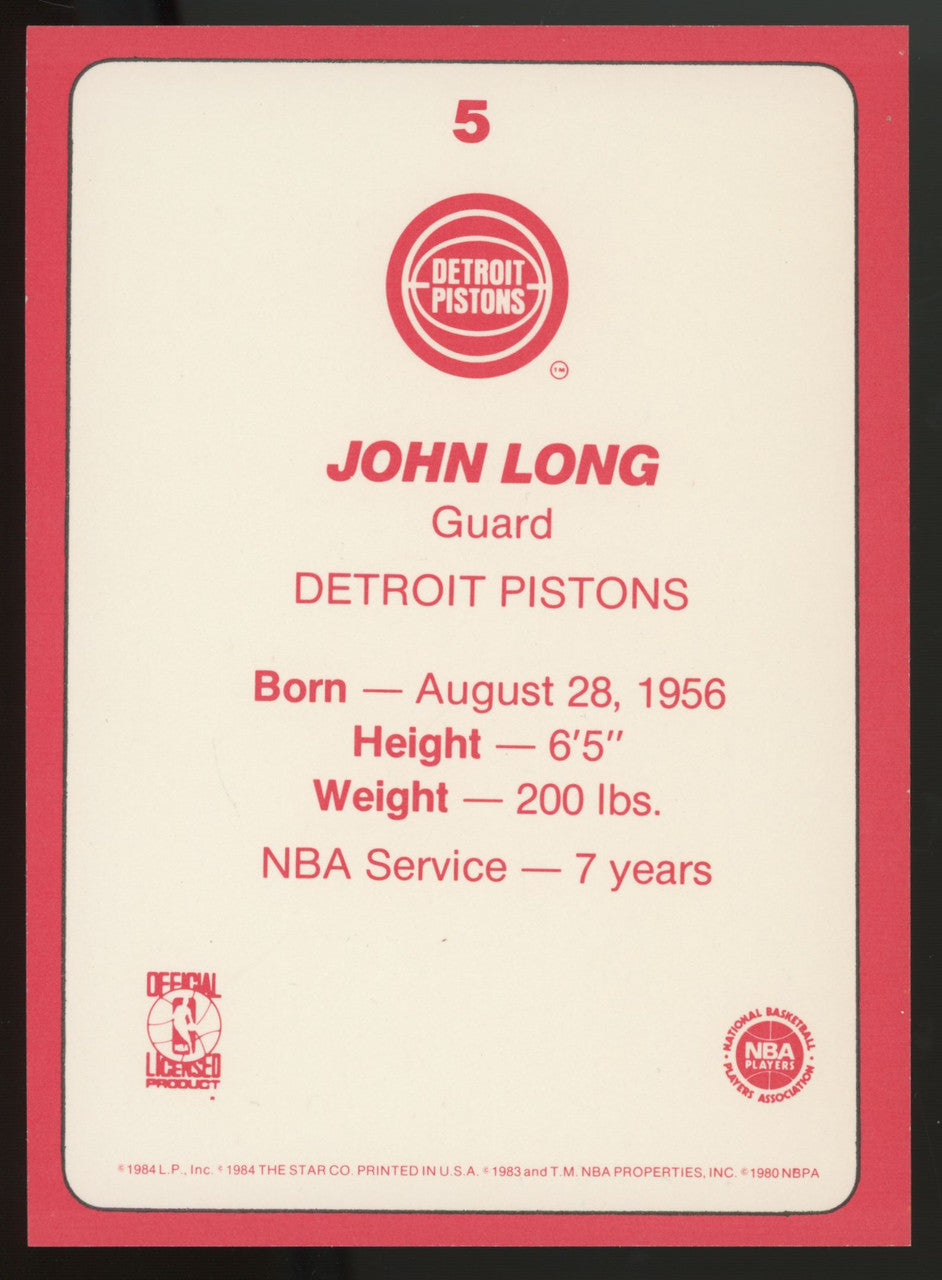 1985 Star Co. Basketball Detroit Pistons Super Teams Set (5)