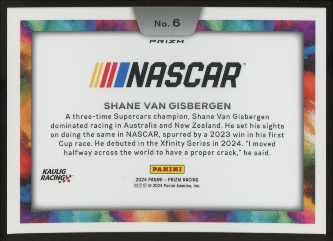 2024 Prizm Racing Shane Van Gisbergen RC Color Blast SSP #6
