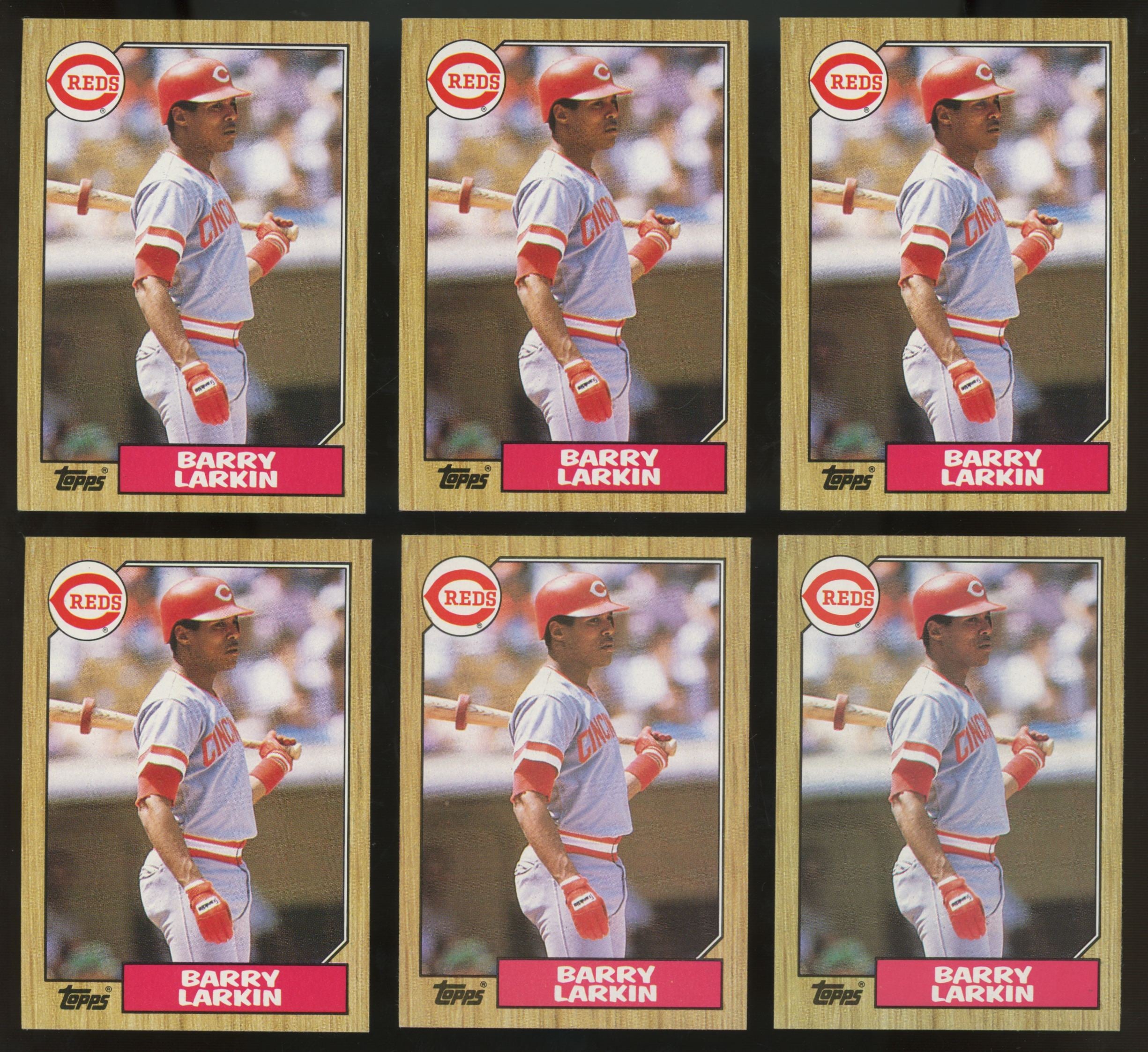 1987 Topps Barry Larkin RC #648 (Lot of 50)