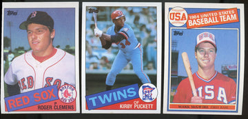 1985 Topps Baseball Complete Set (792) NM-MT McGwire Clemens Puckett